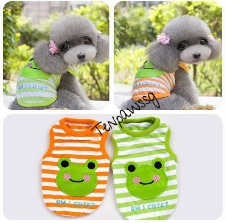 Froggy Singlet (Green & Orange)