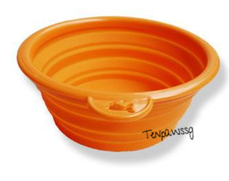 *RESTOCKED* Foldable Outdoor Portable Rubber Bowls (3 Colors)