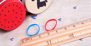 Japanese-made Doggy Rubber Bands with Metal Container