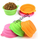 *RESTOCKED* Foldable Outdoor Portable Rubber Bowls (3 Colors)