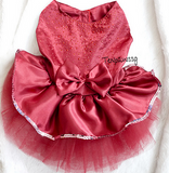 Princess's Dinner Gown (2 Colors: Dark Blue or Wine Red)