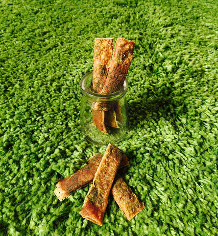 Free Range Pork Strips with Organic Kale